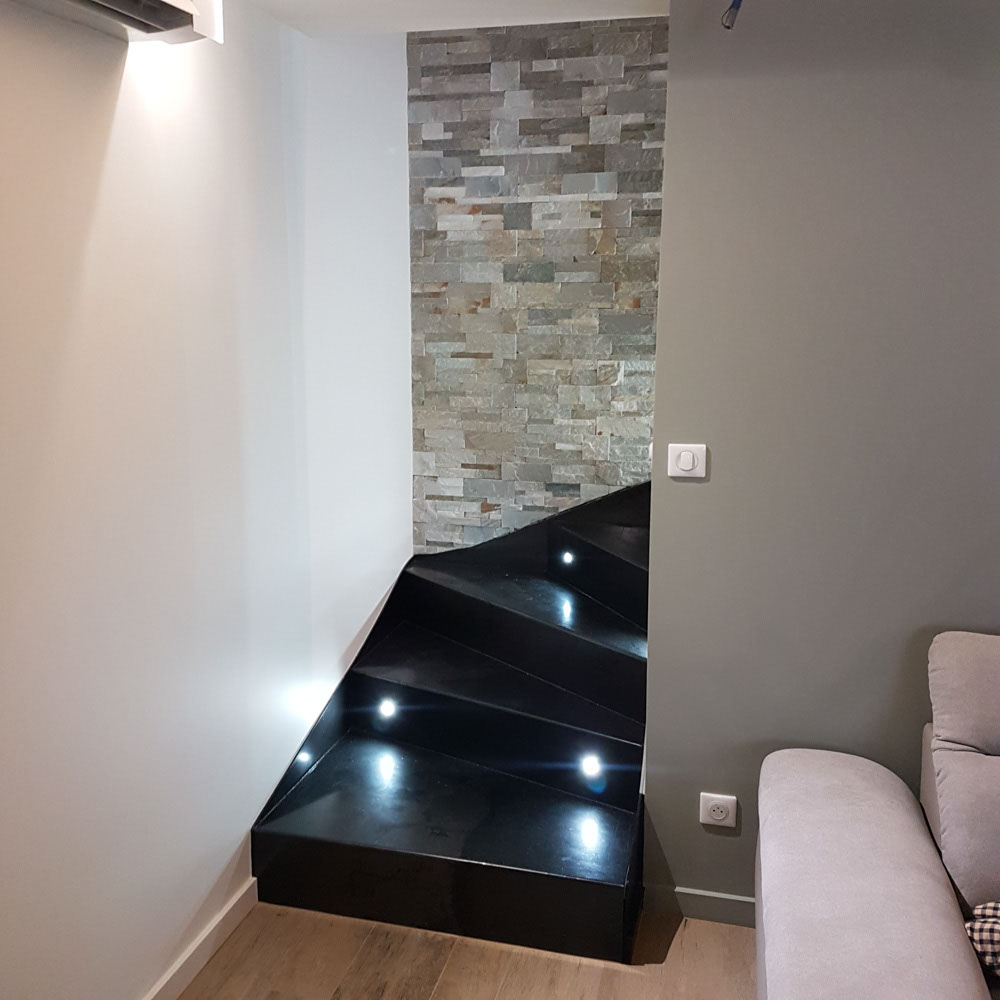 escalier quart tournant limon extérieur marche balancé avec (2)