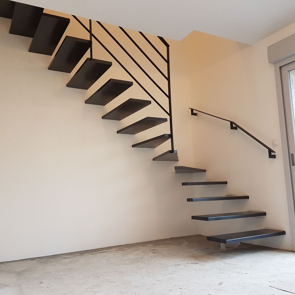 escalier suspendu quart tournant marche balancé volante acie (2)