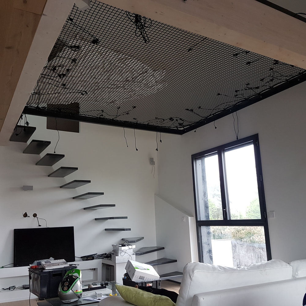 escalier suspendu quart tournant marche balancé volante acie (3)